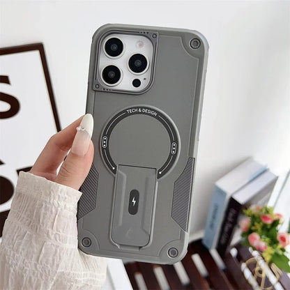 MagSafe Fold Stand Case for iPhone 11-16 Pro Max