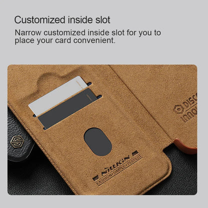 Leather S24 Ultra Case with Card Slot & Camera Protection - Odin case