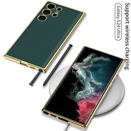 S24 Case Luxury Leather Shockproof - Odin case