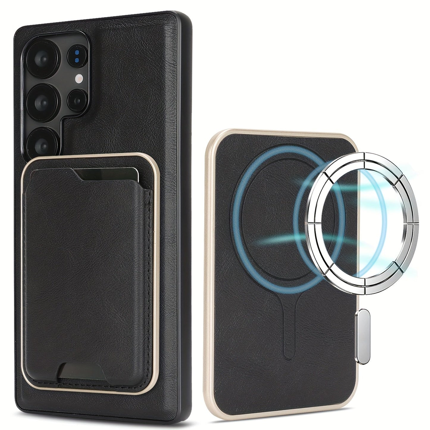 ExecLayer Pro – 2-in-1 Business Leather Wallet Case for Galaxy S Ultra & Plus Series