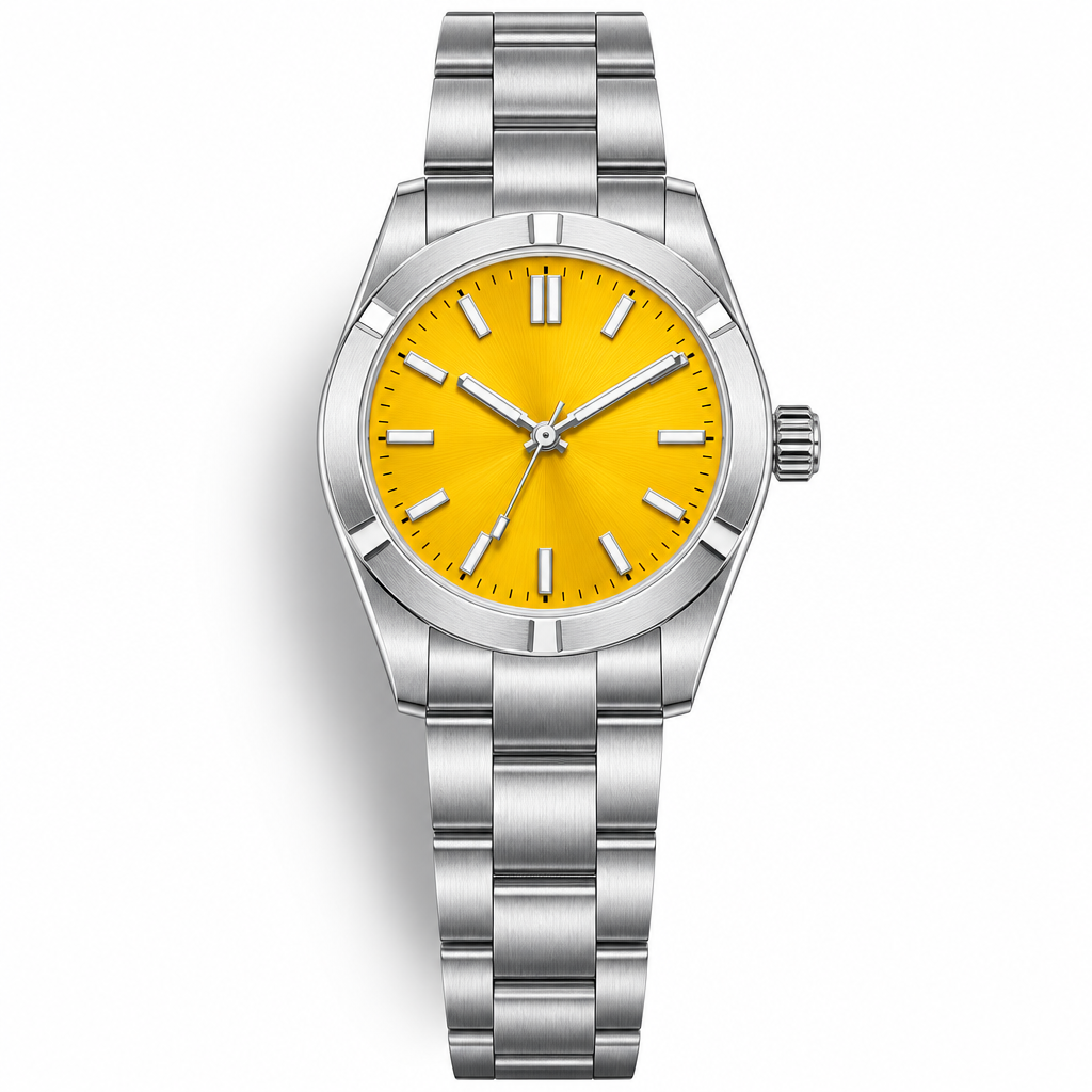 oyster perpetual jaune 31mm